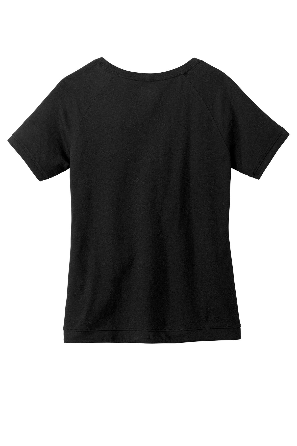 New Era  Women's Tri-Blend Performance Cinch Tee. LNEA133 Black Solid