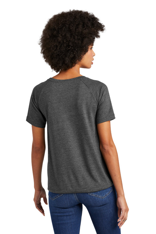 New Era  Women's Tri-Blend Performance Cinch Tee. LNEA133 Dark Graphite
