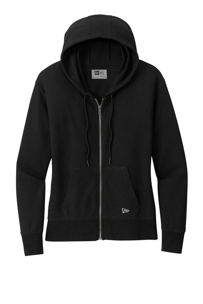 New Era Women's Thermal Full-Zip Hoodie LNEA141 Black