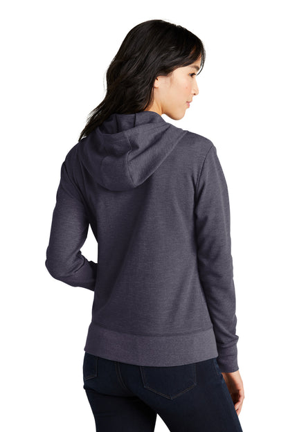 New Era Women's Thermal Full-Zip Hoodie LNEA141 True Navy Heather