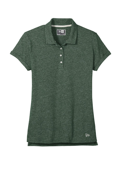 New Era  Women's Slub Twist Polo LNEA301 Dark Green Twist