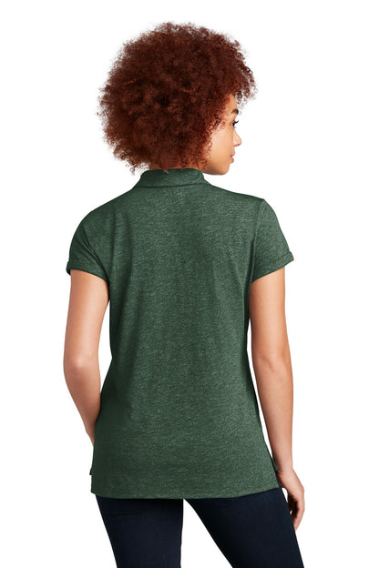 New Era  Women's Slub Twist Polo LNEA301 Dark Green Twist