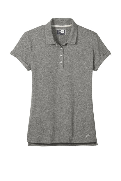 New Era  Women's Slub Twist Polo LNEA301 Shadow Grey Twist