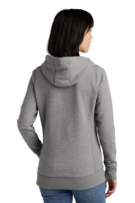 New Era  Women's French Terry Pullover Hoodie. LNEA500 Light Graphite Twist