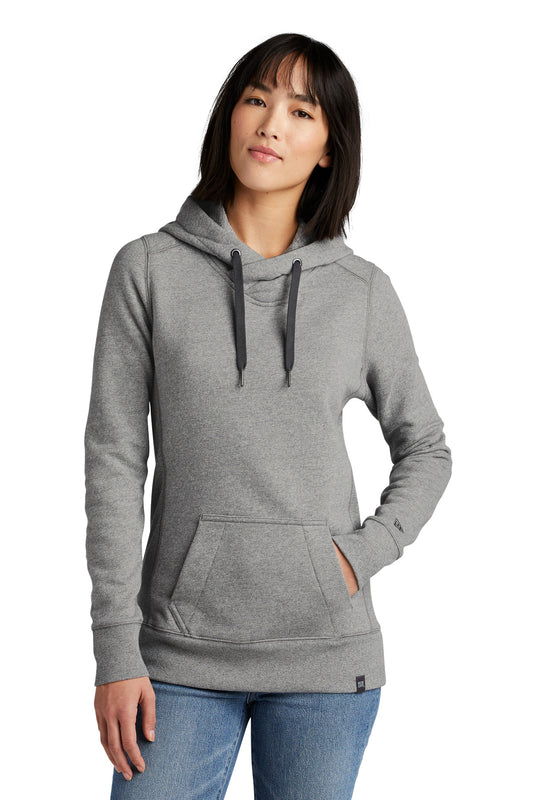 New Era  Women's French Terry Pullover Hoodie. LNEA500 Light Graphite Twist