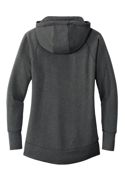 New Era  Women's Tri-Blend Fleece Pullover Hoodie. LNEA510 Black Heather