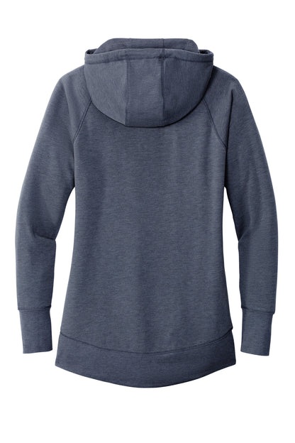 New Era  Women's Tri-Blend Fleece Pullover Hoodie. LNEA510 True Navy Heather
