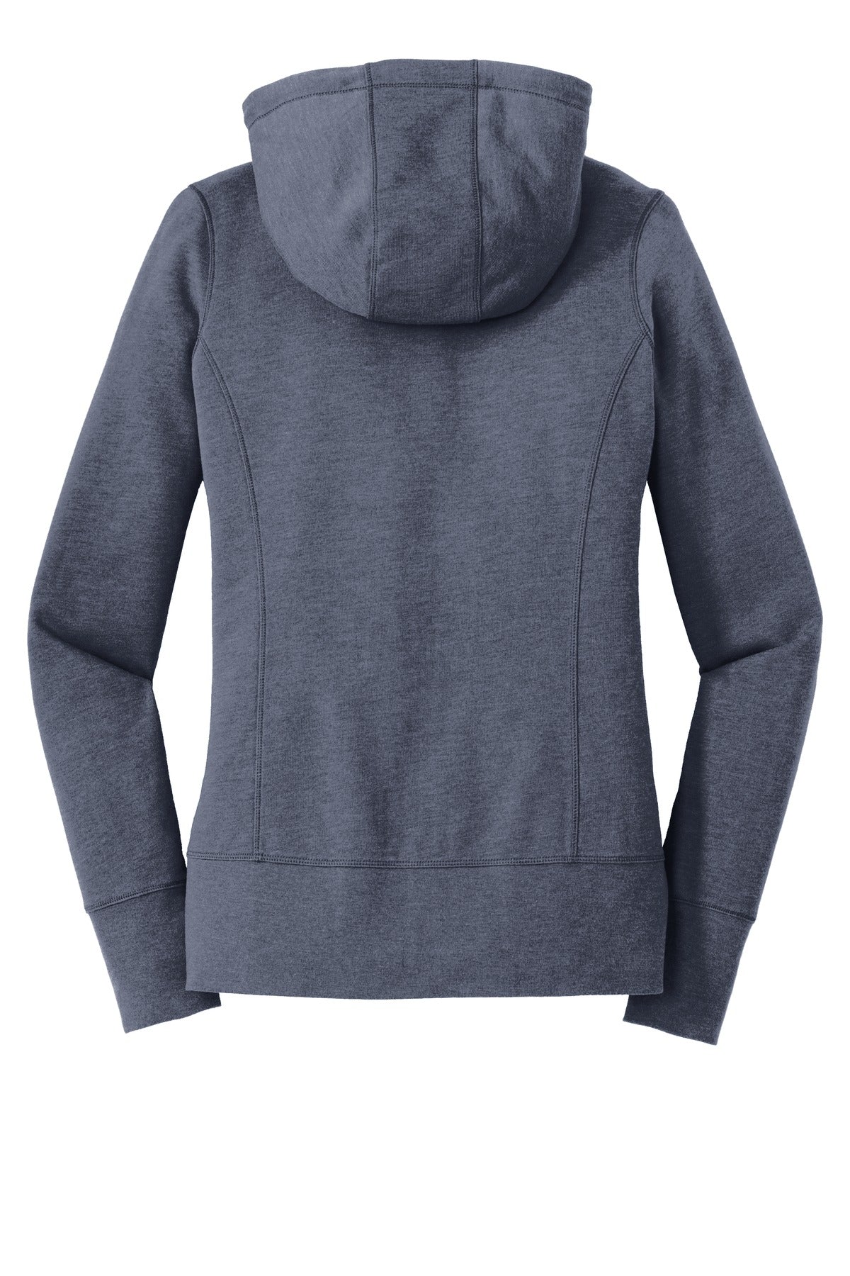 New Era  Women's Tri-Blend Fleece Full-Zip Hoodie. LNEA511 True Navy Heather
