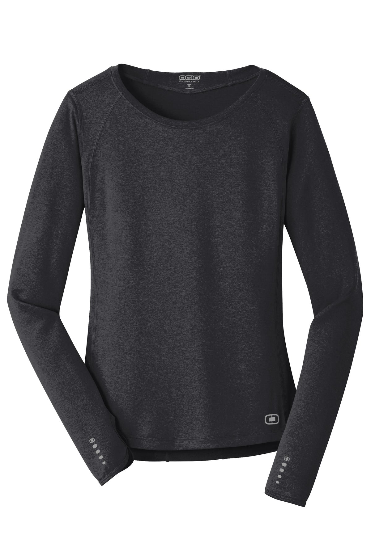 OGIO Women's Long Sleeve Pulse Crew LOE321 Blacktop