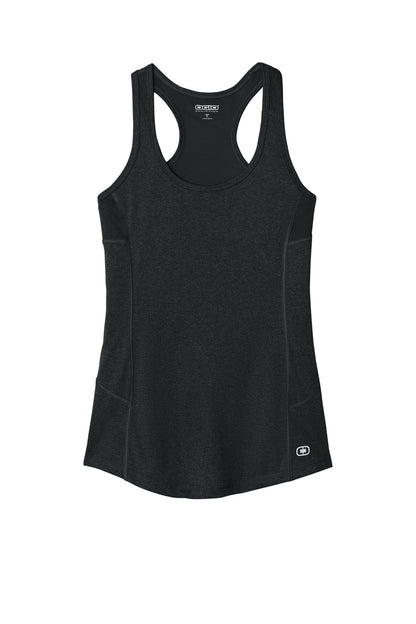 OGIO Women's Racerback Pulse Tank LOE322 Blacktop