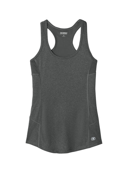 OGIO Women's Racerback Pulse Tank LOE322 Gear Grey