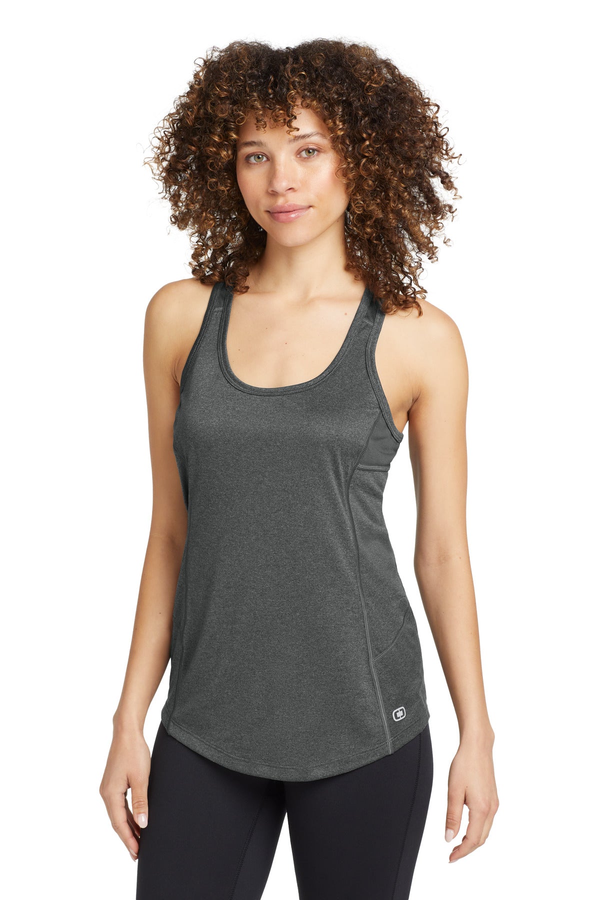 OGIO Women's Racerback Pulse Tank LOE322 Gear Grey