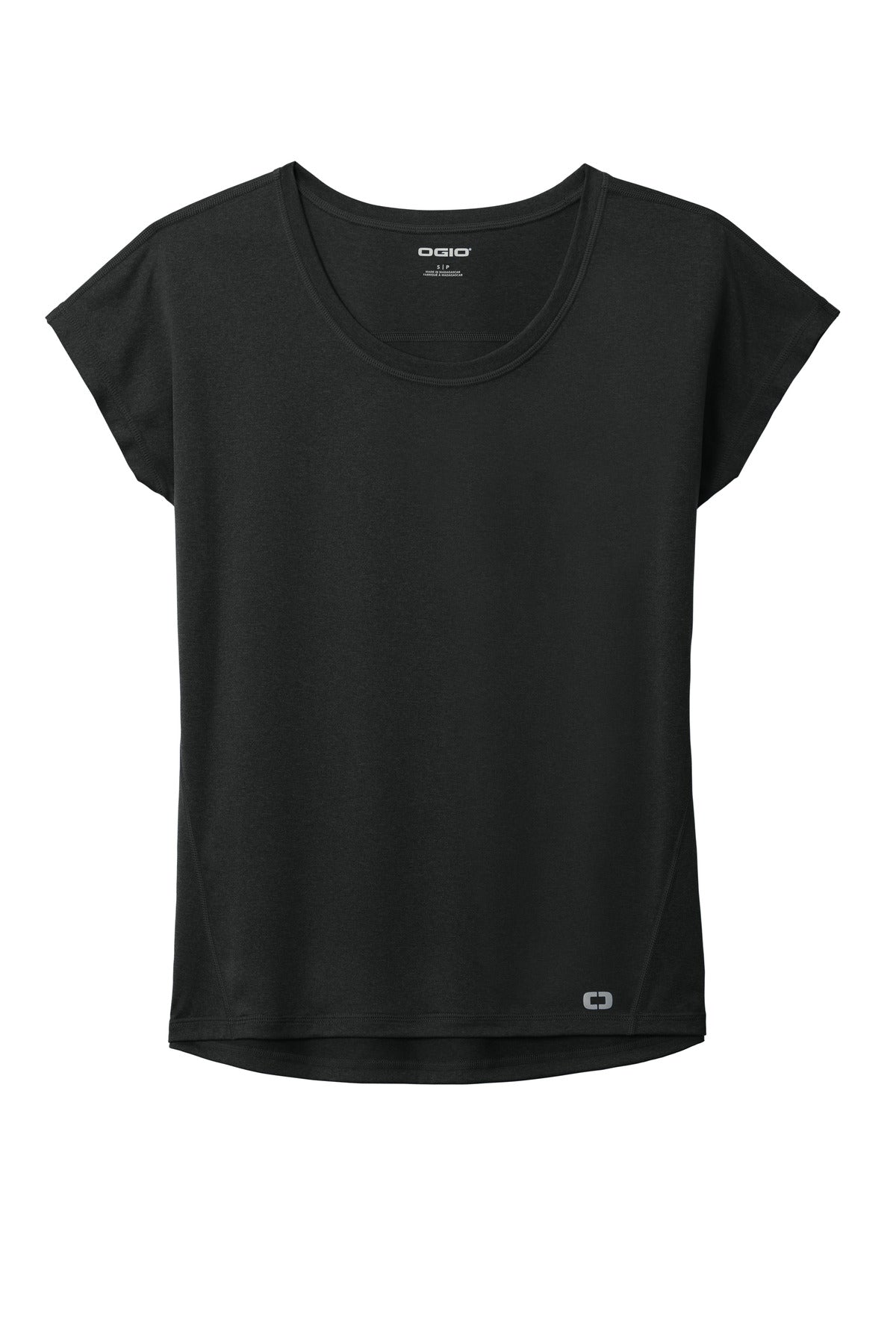OGIO Women's Pulse Dolman Tee LOE324 Blacktop