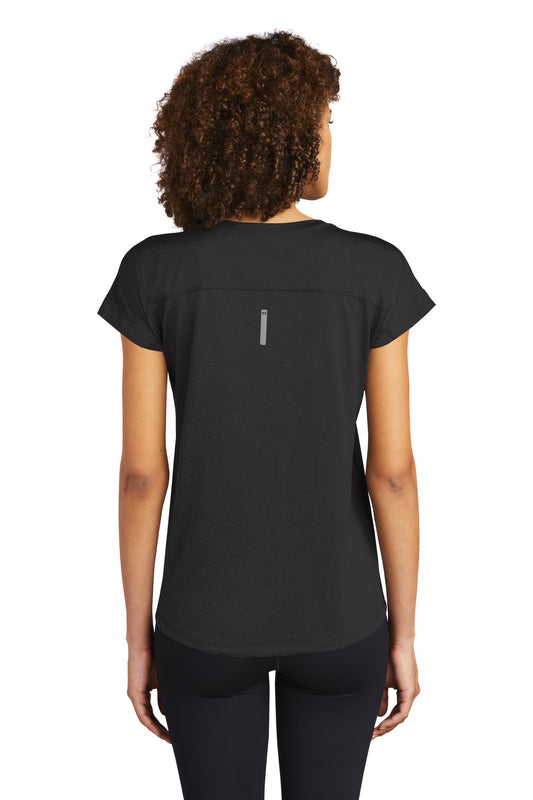 OGIO Women's Pulse Dolman Tee LOE324 Blacktop