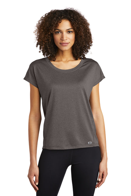 OGIO Women's Pulse Dolman Tee LOE324 Gear Grey