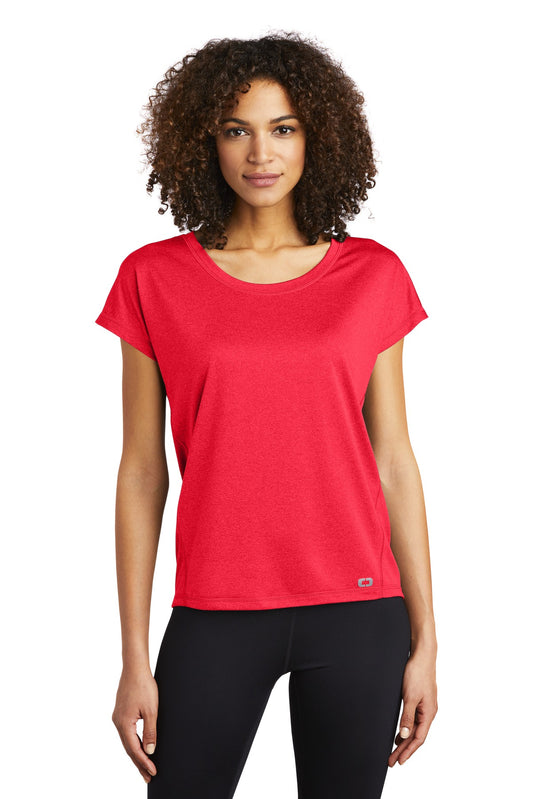 OGIO Women's Pulse Dolman Tee LOE324 Pink Rogue
