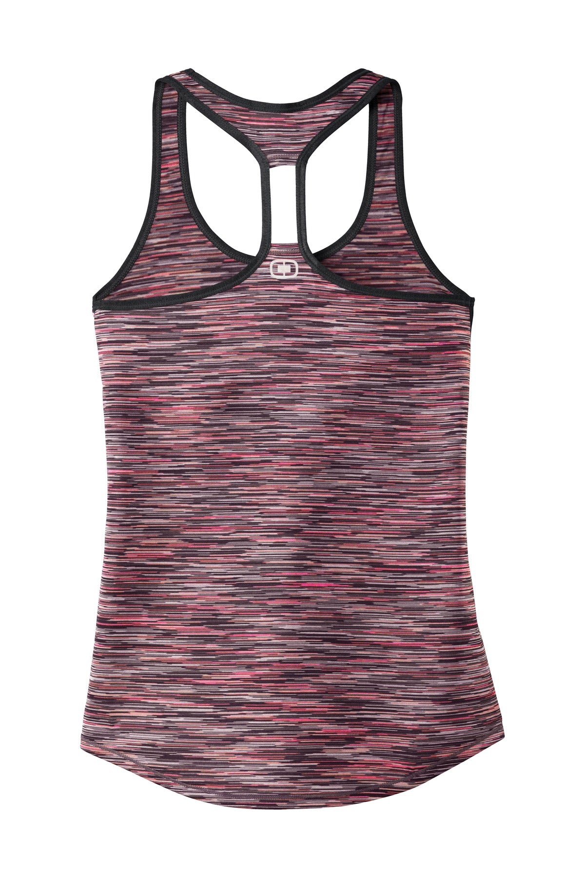 OGIO Women's Verge Racerback Tank LOE327 Fierce Coral Space Dye
