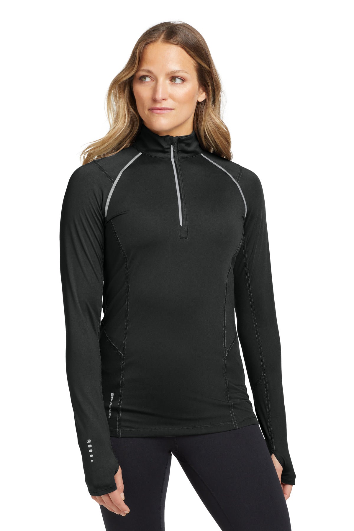 OGIO Women's Nexus 1/4-Zip Pullover LOE335 Blacktop