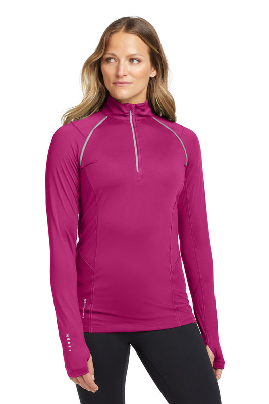 OGIO Women's Nexus 1/4-Zip Pullover LOE335 Flush Pink