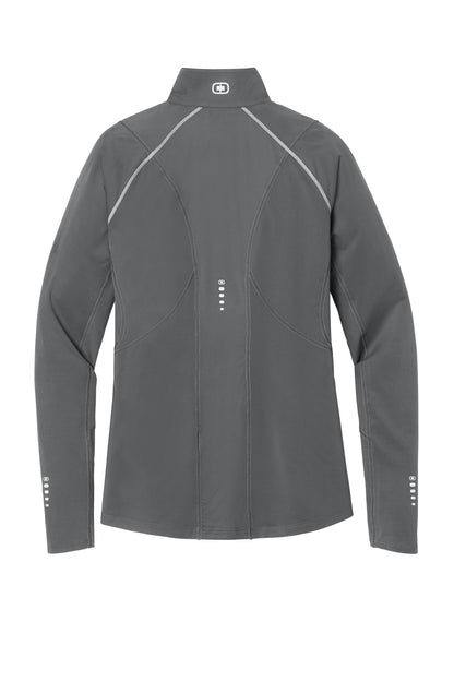 OGIO Women's Nexus 1/4-Zip Pullover LOE335 Gear Grey