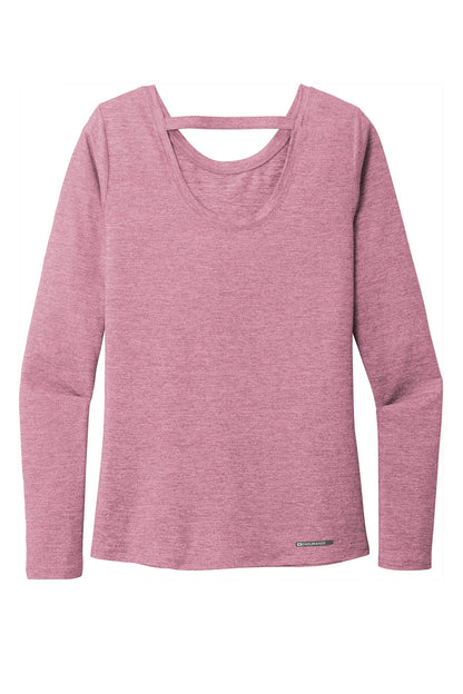 OGIO Women's Force Long Sleeve Tee LOE340 Lilac Heather