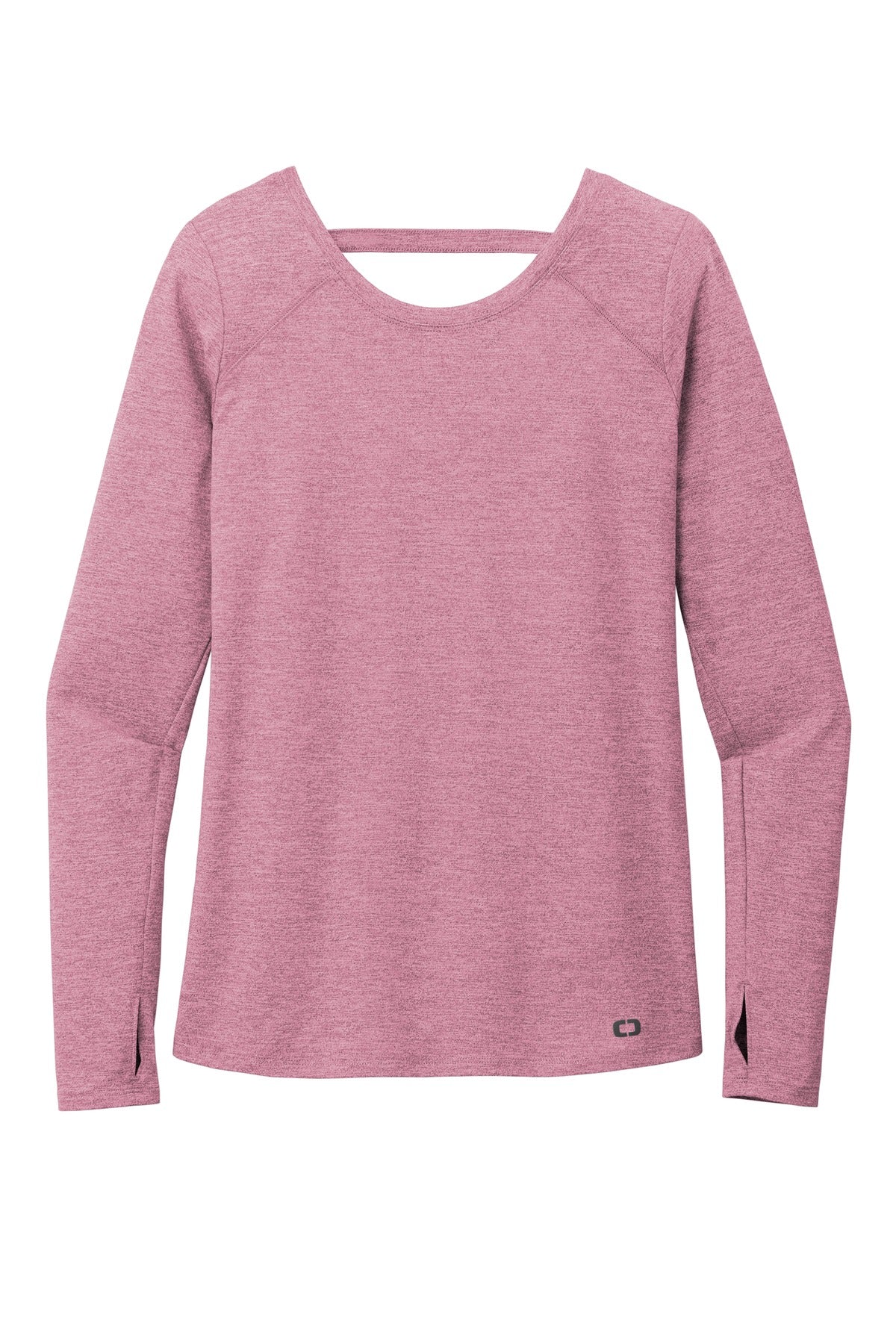 OGIO Women's Force Long Sleeve Tee LOE340 Lilac Heather