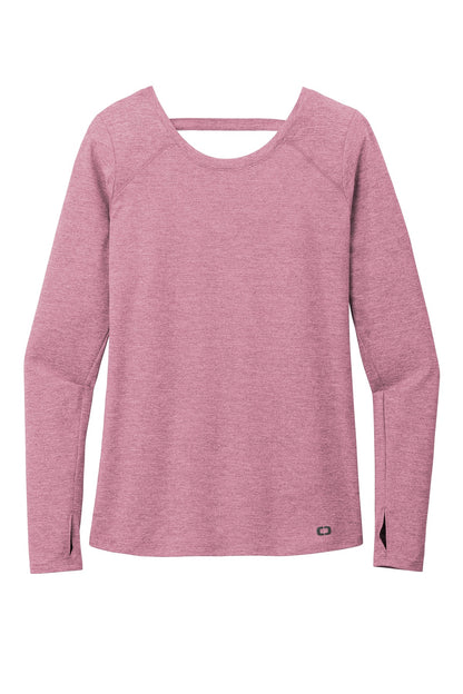 OGIO Women's Force Long Sleeve Tee LOE340 Lilac Heather