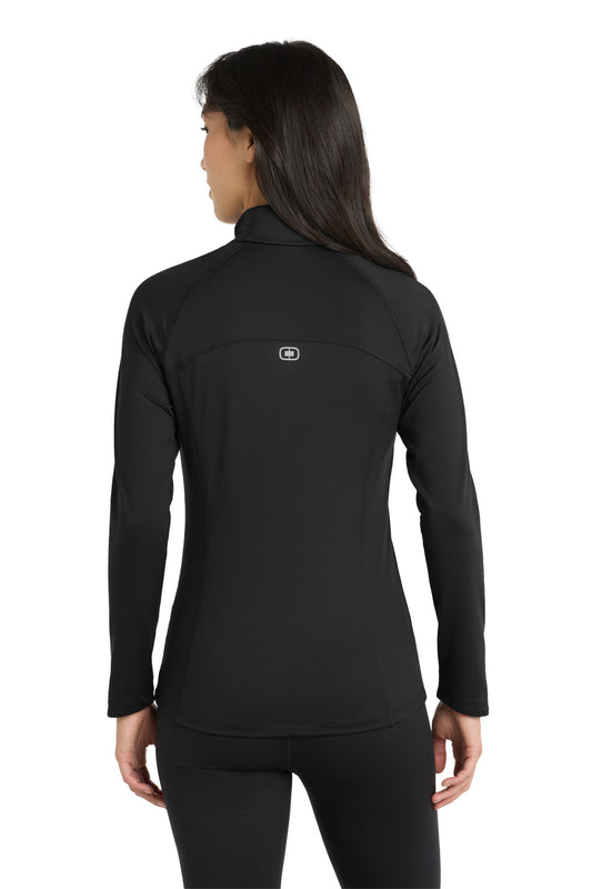 OGIO Women's Radius Full-Zip LOE551 Blacktop