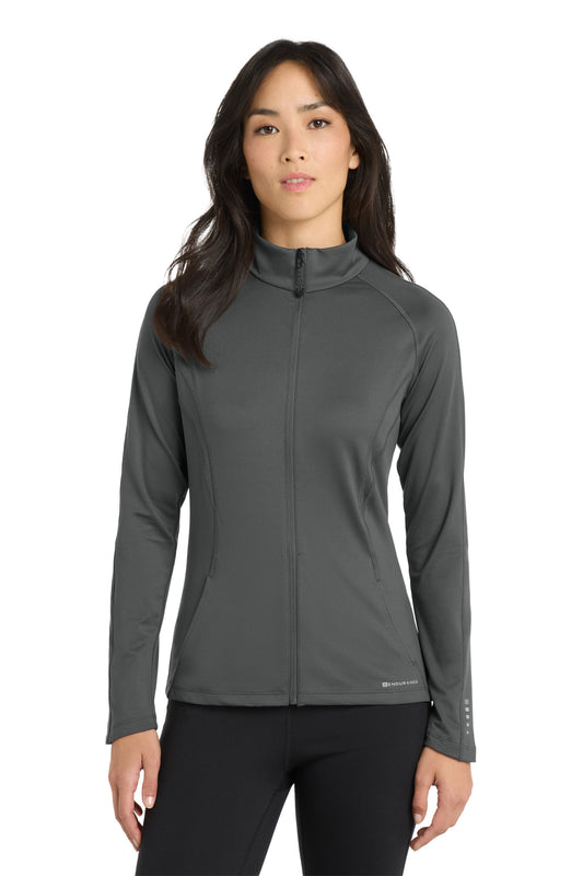 OGIO Women's Radius Full-Zip LOE551 Gear Grey