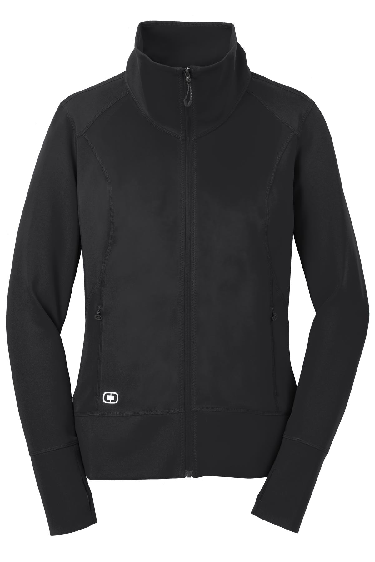 OGIO Women's Fulcrum Full-Zip LOE700 Blacktop
