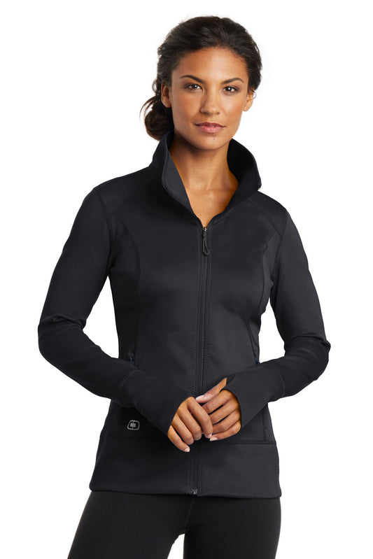 OGIO Women's Fulcrum Full-Zip LOE700 Blacktop