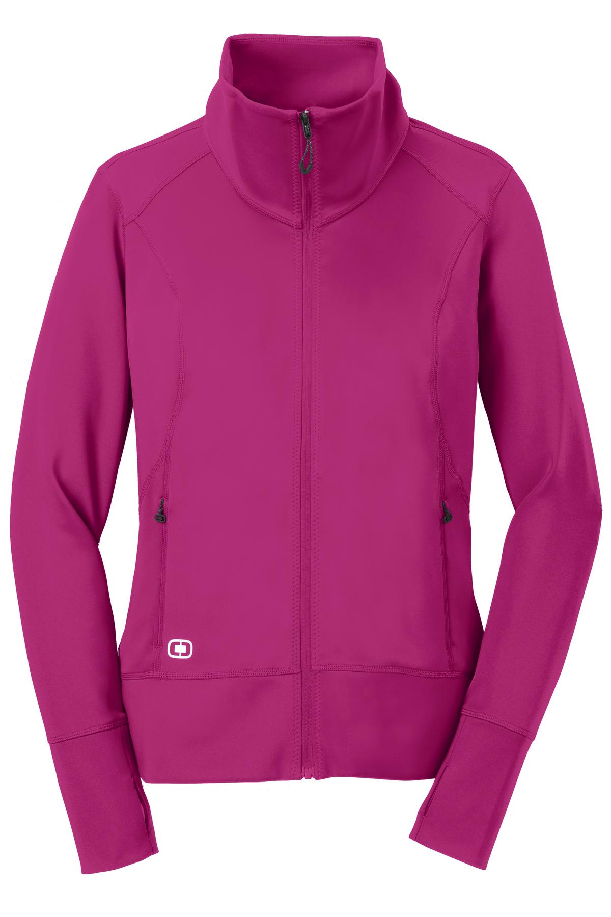 OGIO Women's Fulcrum Full-Zip LOE700 Flush Pink