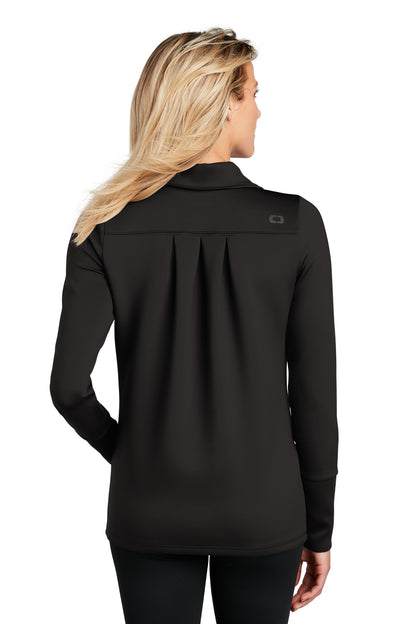 OGIO Women's Modern Performance Full-Zip LOE703 Blacktop