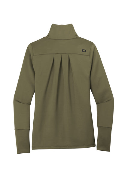 OGIO Women's Modern Performance Full-Zip LOE703 Deep Olive