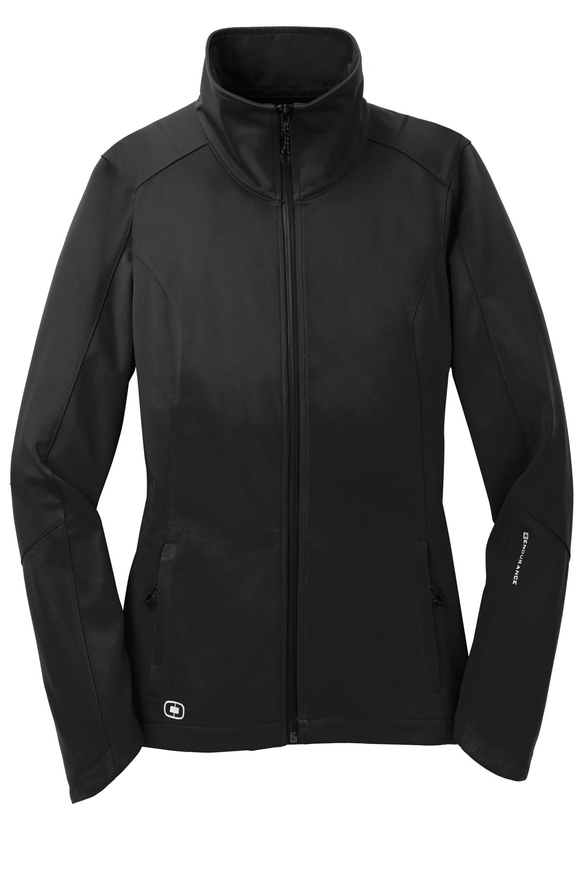 OGIO Women's Crux Soft Shell LOE720 Blacktop