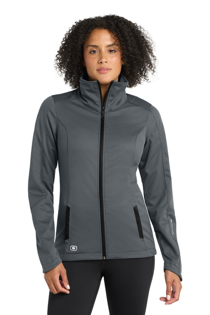 OGIO Women's Crux Soft Shell LOE720 Gear Grey