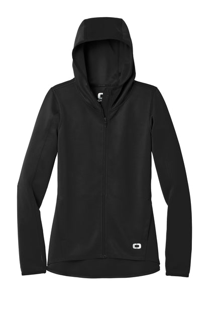 OGIO Women's Stealth Full-Zip Jacket LOE728 Blacktop