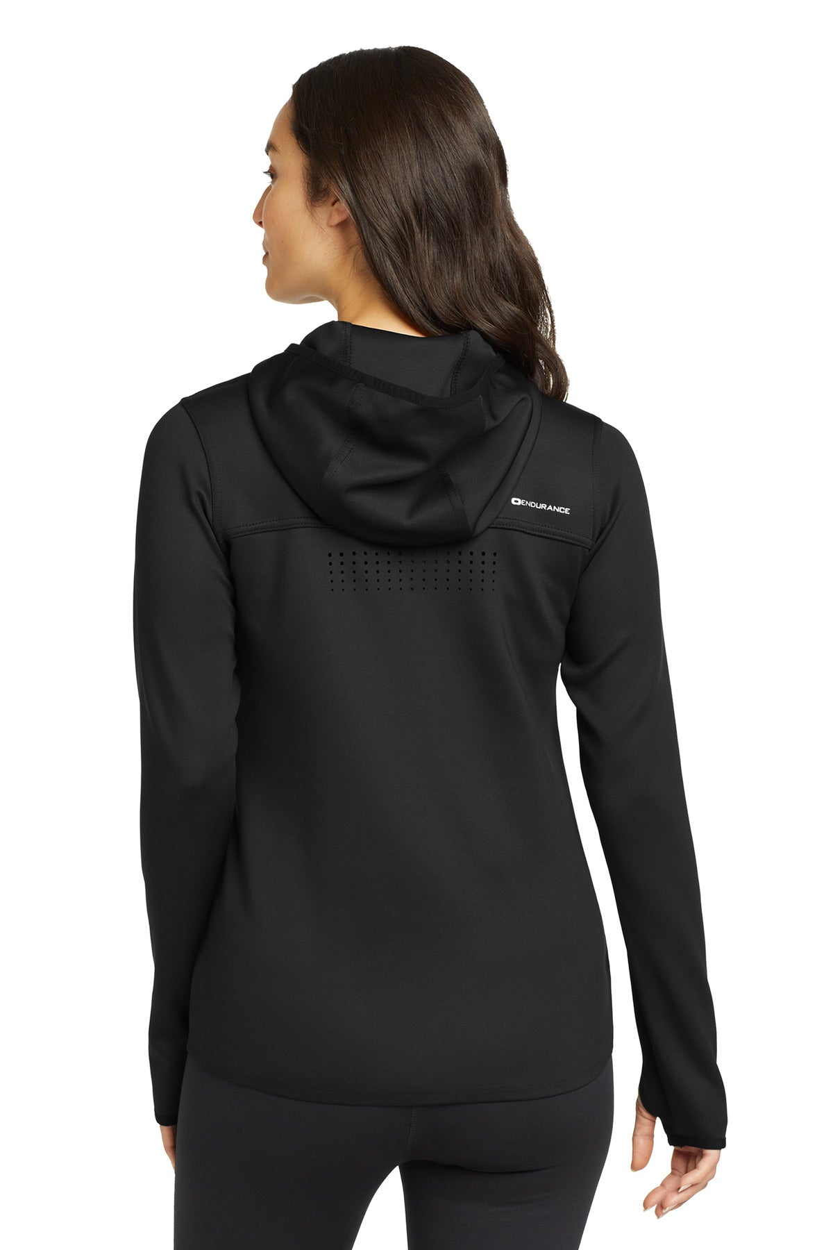 OGIO Women's Stealth Full-Zip Jacket LOE728 Blacktop