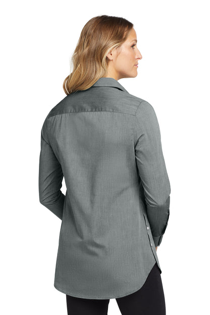 OGIO Women's Commuter Woven Tunic LOG1002 Gear Grey Heather