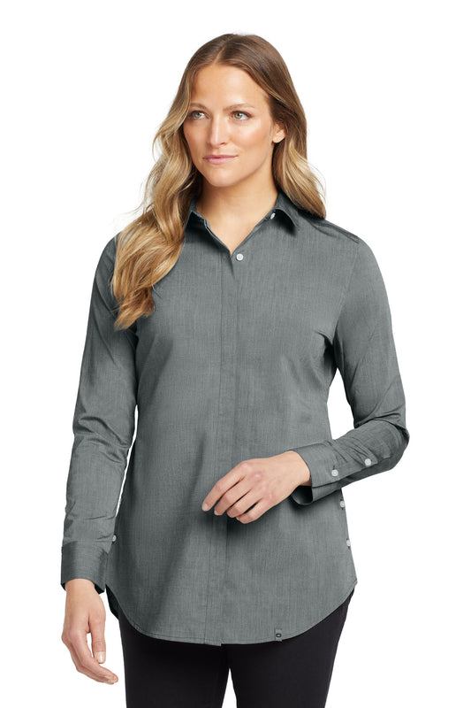 OGIO Women's Commuter Woven Tunic LOG1002 Gear Grey Heather