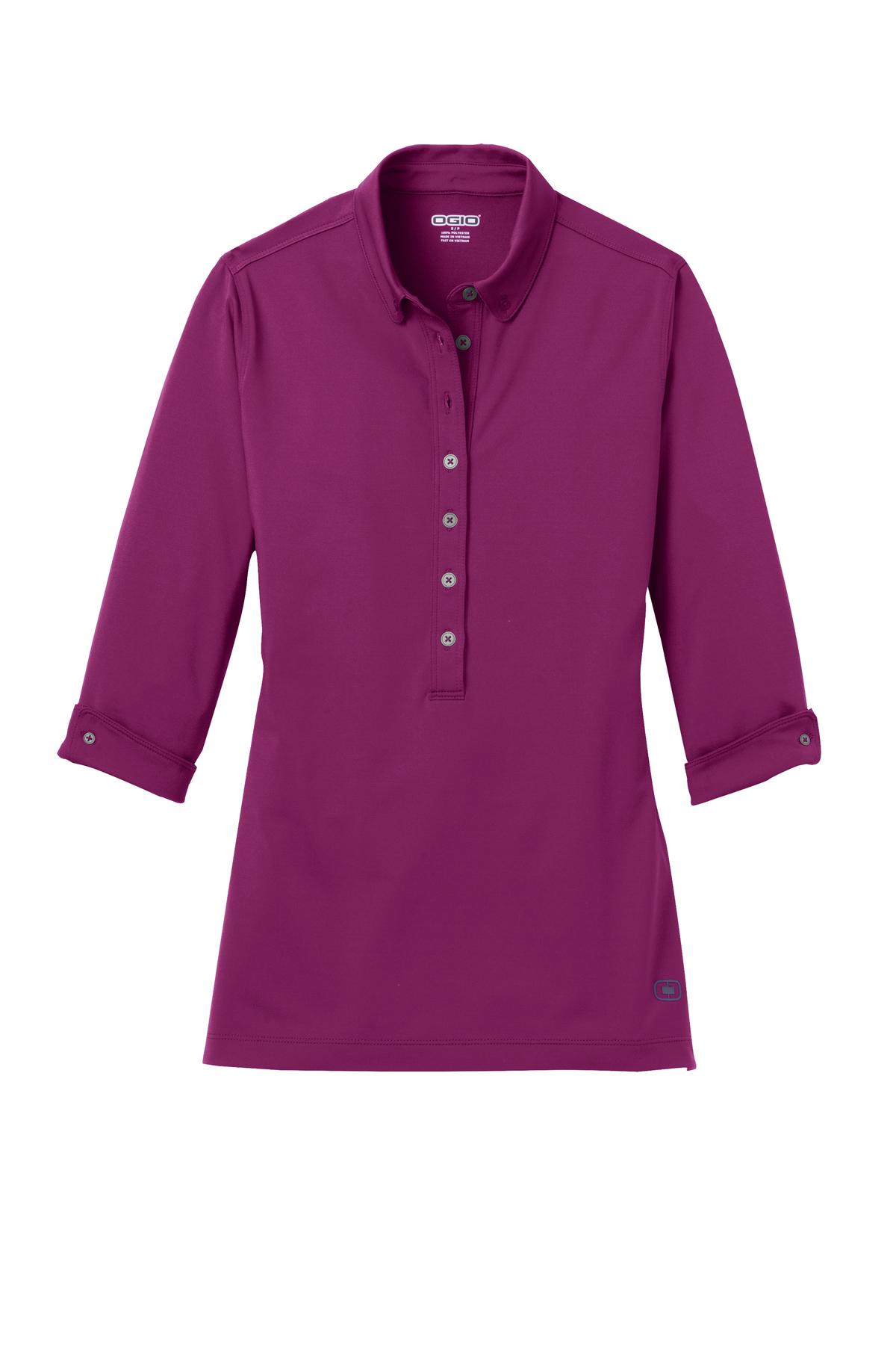 OGIO Women's Gauge Polo LOG122 Berry Burst