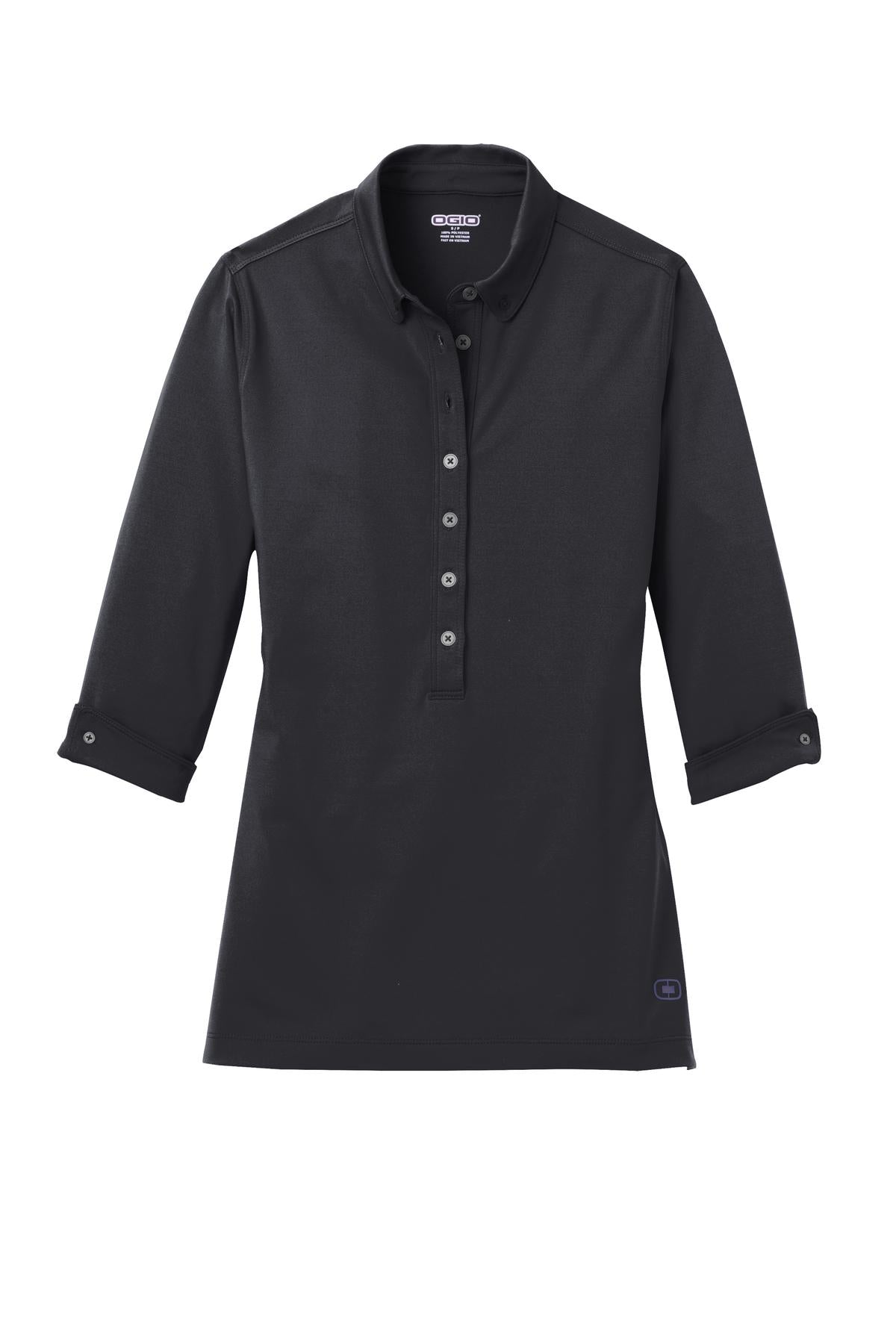 OGIO Women's Gauge Polo LOG122 Blacktop
