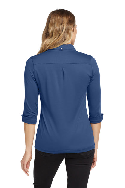 OGIO Women's Gauge Polo LOG122 Blue Indigo