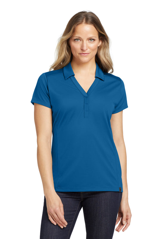 OGIO Women's Framework Polo LOG125 Bolt Blue