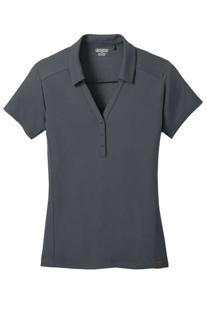 OGIO Women's Framework Polo LOG125 Diesel Grey