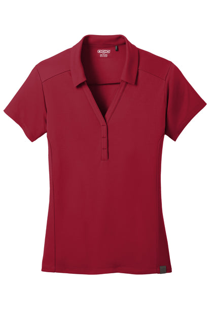 OGIO Women's Framework Polo LOG125 Signal Red