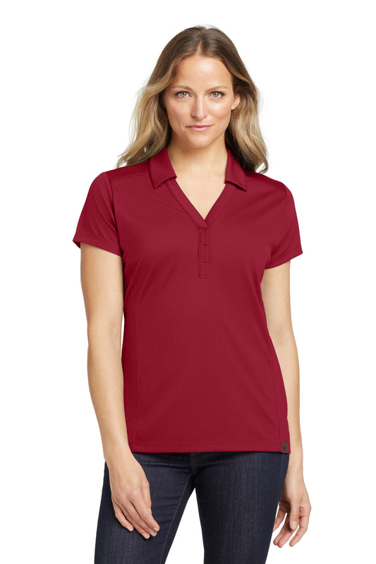 OGIO Women's Framework Polo LOG125 Signal Red