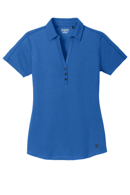 OGIO Women's Onyx Polo LOG126 Electric Blue