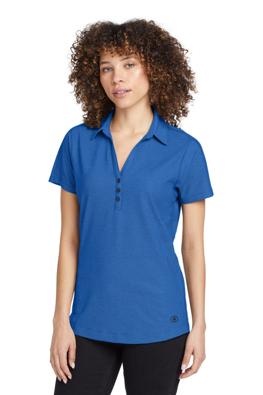 OGIO Women's Onyx Polo LOG126 Electric Blue