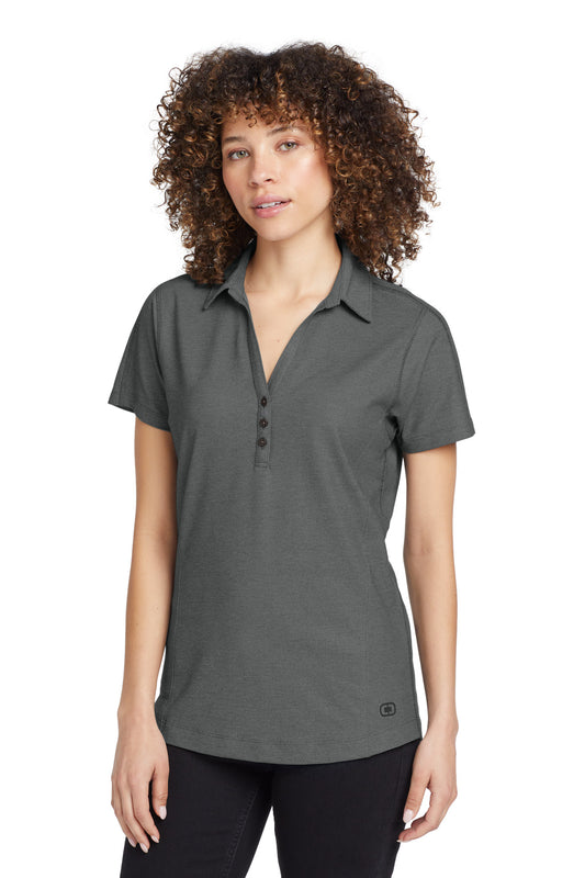 OGIO Women's Onyx Polo LOG126 Petrol Grey